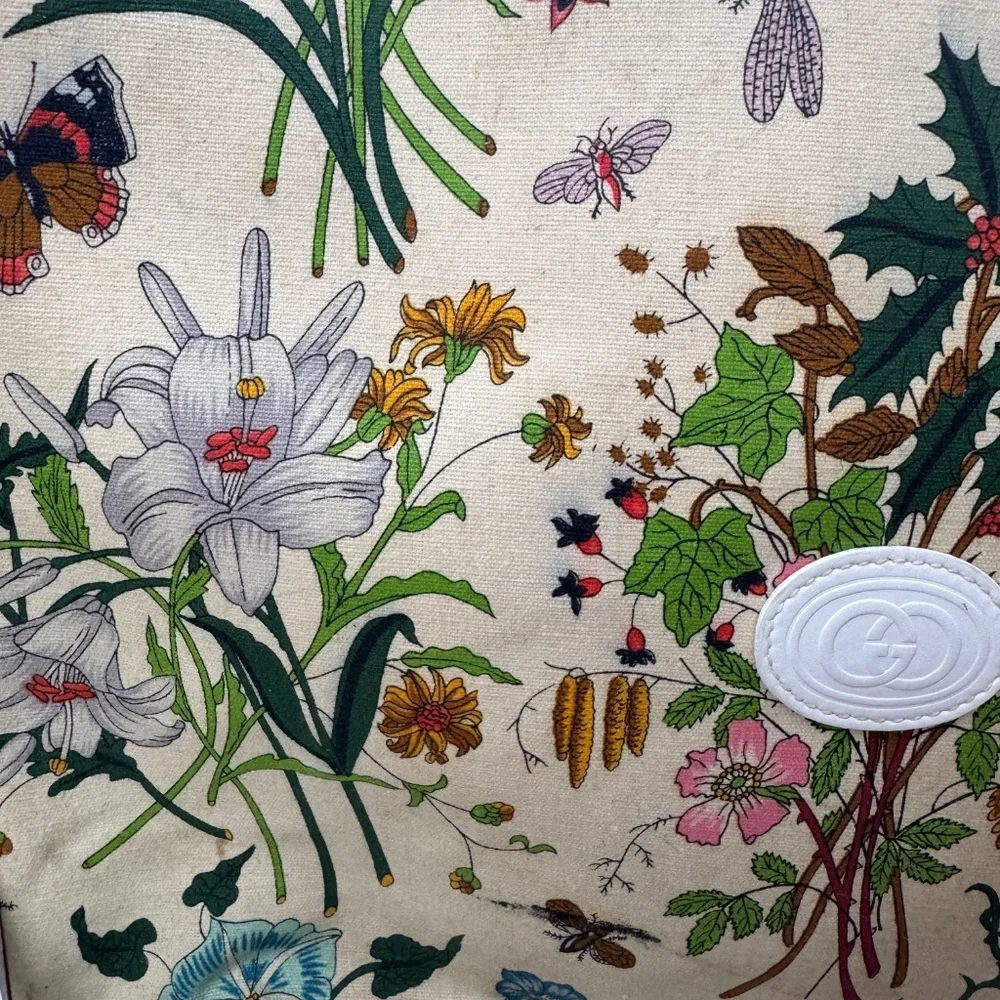 Authentic, vintage Gucci Flora handbag - Picture 3 of 12